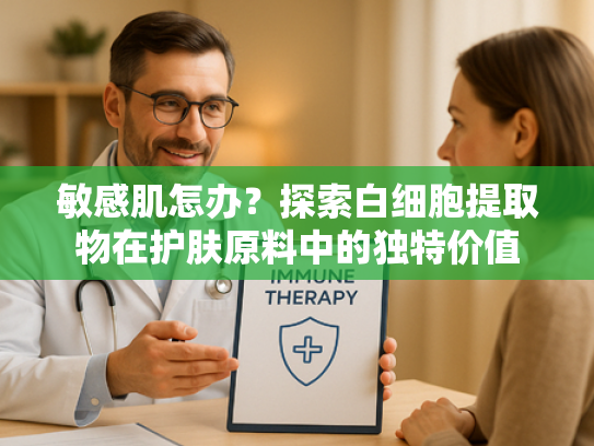敏感肌怎办？探索白细胞提取物在护肤原料中的独特价值