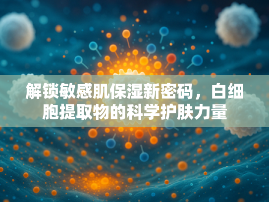 解锁敏感肌保湿新密码，白细胞提取物的科学护肤力量