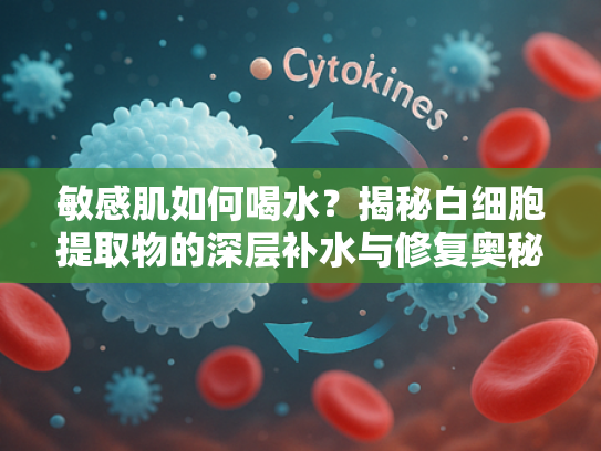 敏感肌如何喝水？揭秘白细胞提取物的深层补水与修复奥秘