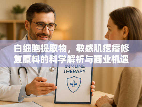 白细胞提取物，敏感肌疙瘩修复原料的科学解析与商业机遇