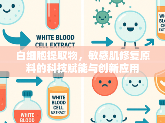 白细胞提取物，敏感肌修复原料的科技赋能与创新应用