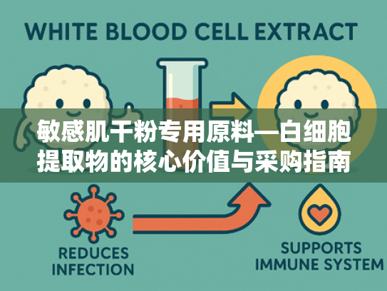 敏感肌干粉专用原料—白细胞提取物的核心价值与采购指南