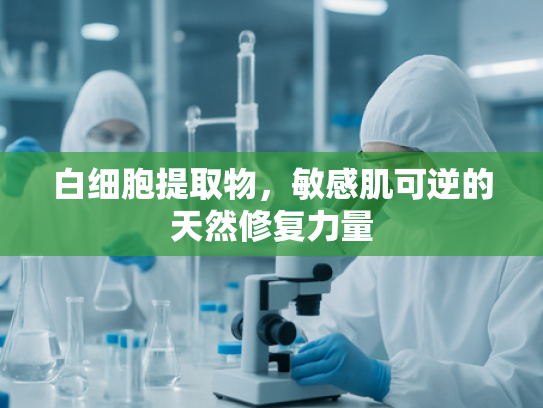 白细胞提取物，敏感肌可逆的天然修复力量