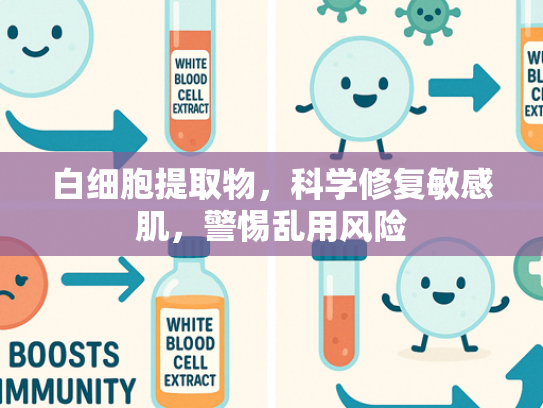 白细胞提取物，科学修复敏感肌，警惕乱用风险