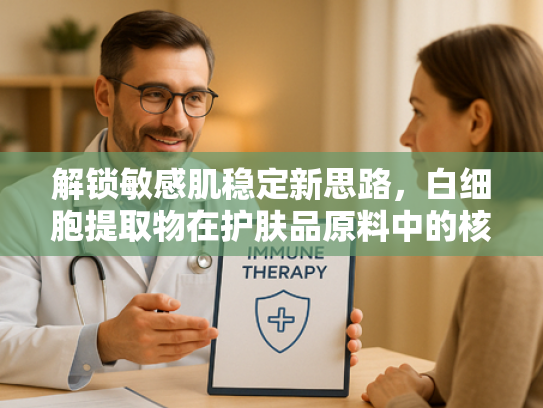 解锁敏感肌稳定新思路，白细胞提取物在护肤品原料中的核心价值