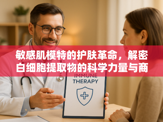 敏感肌模特的护肤革命，解密白细胞提取物的科学力量与商业价值