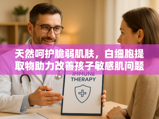 天然呵护脆弱肌肤，白细胞提取物助力改善孩子敏感肌问题
