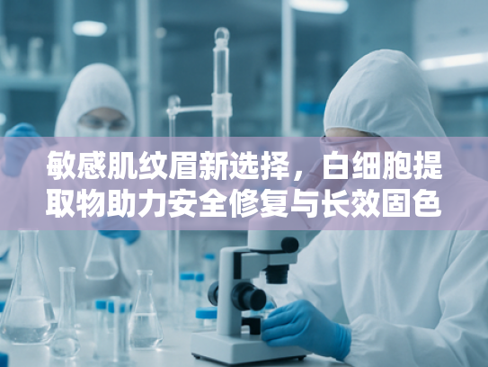敏感肌纹眉新选择，白细胞提取物助力安全修复与长效固色