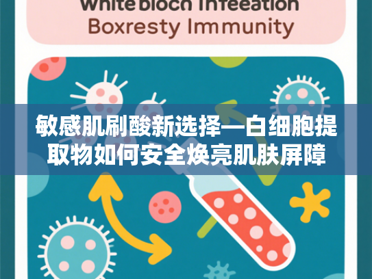 敏感肌刷酸新选择—白细胞提取物如何安全焕亮肌肤屏障