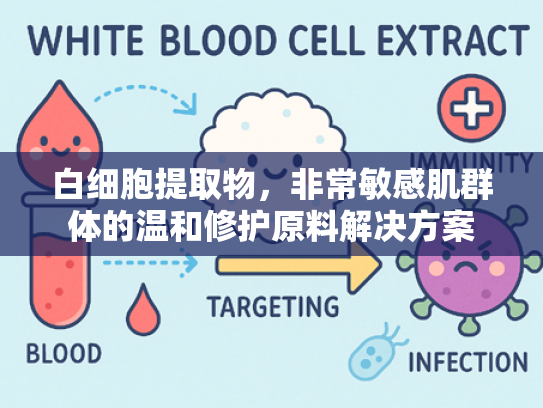 白细胞提取物，非常敏感肌群体的温和修护原料解决方案
