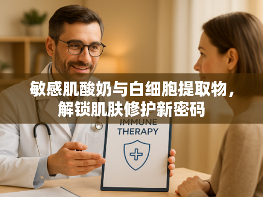 敏感肌酸奶与白细胞提取物，解锁肌肤修护新密码