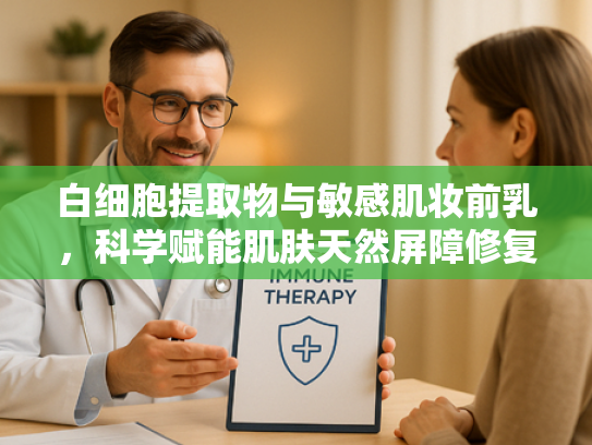白细胞提取物与敏感肌妆前乳，科学赋能肌肤天然屏障修复