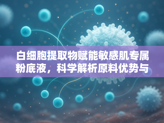 白细胞提取物赋能敏感肌专属粉底液，科学解析原料优势与应用