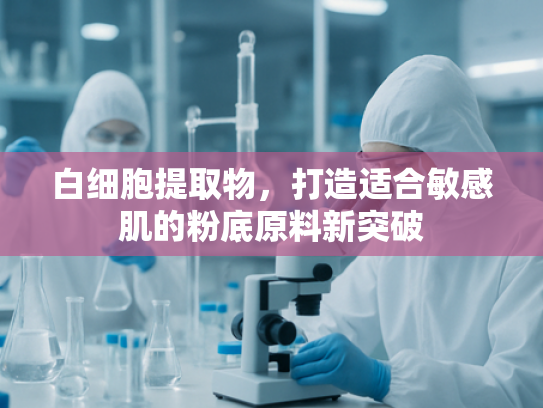 白细胞提取物，打造适合敏感肌的粉底原料新突破