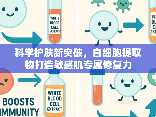 科学护肤新突破，白细胞提取物打造敏感肌专属修复力