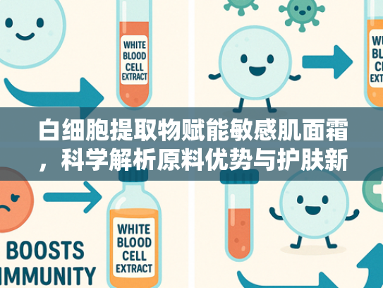 白细胞提取物赋能敏感肌面霜，科学解析原料优势与护肤新趋势