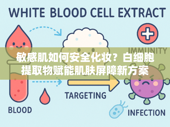 敏感肌如何安全化妆？白细胞提取物赋能肌肤屏障新方案