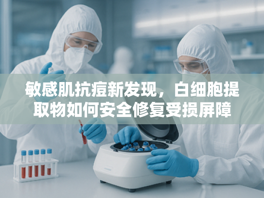 敏感肌抗痘新发现，白细胞提取物如何安全修复受损屏障