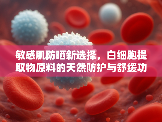 敏感肌防晒新选择，白细胞提取物原料的天然防护与舒缓功效