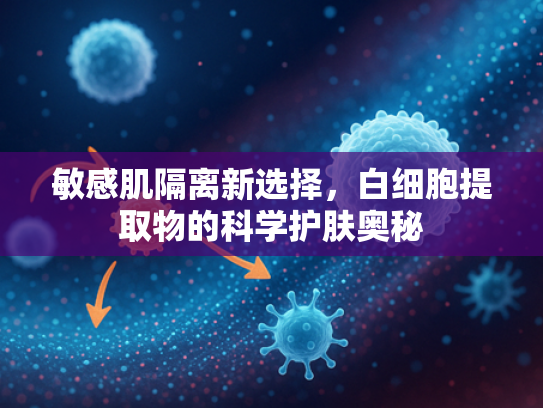 敏感肌隔离新选择，白细胞提取物的科学护肤奥秘