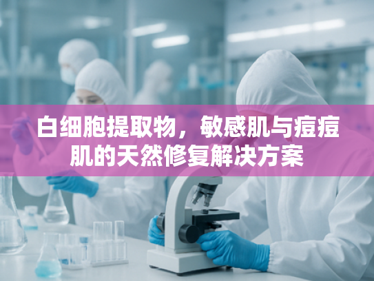 白细胞提取物，敏感肌与痘痘肌的天然修复解决方案