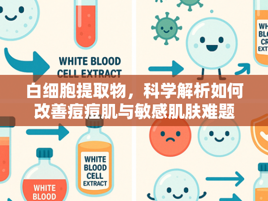 白细胞提取物，科学解析如何改善痘痘肌与敏感肌肤难题