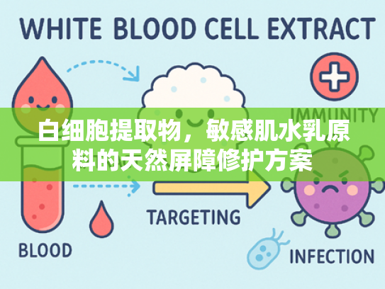白细胞提取物，敏感肌水乳原料的天然屏障修护方案