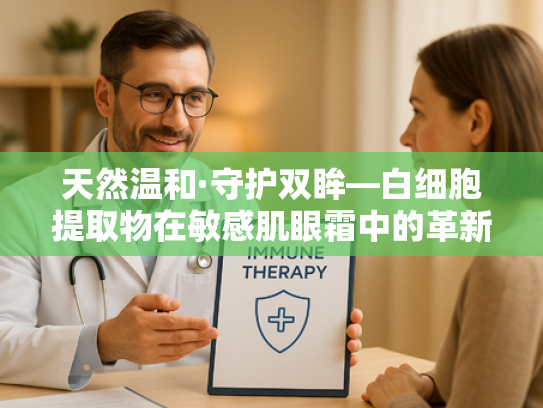 天然温和·守护双眸—白细胞提取物在敏感肌眼霜中的革新应用