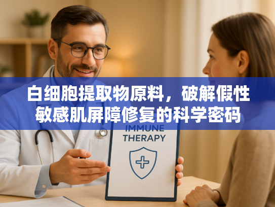 白细胞提取物原料，破解假性敏感肌屏障修复的科学密码