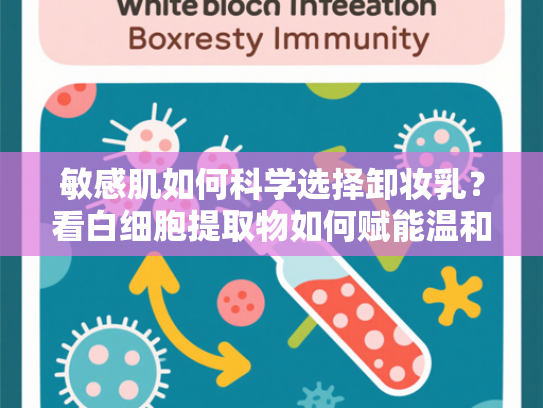 敏感肌如何科学选择卸妆乳？看白细胞提取物如何赋能温和清洁