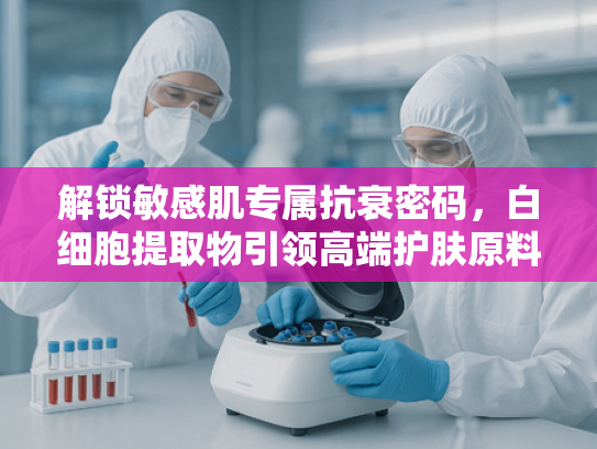 解锁敏感肌专属抗衰密码，白细胞提取物引领高端护肤原料新趋势