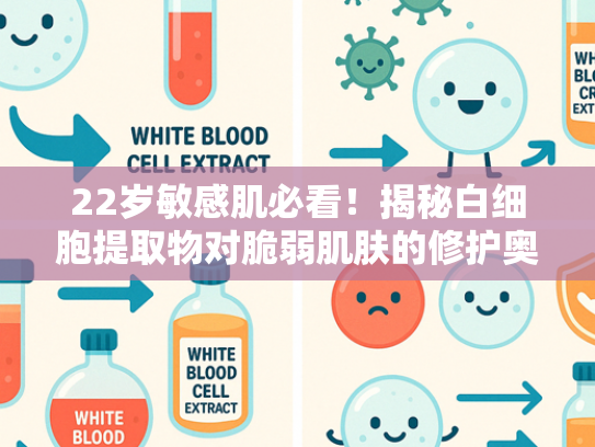 22岁敏感肌必看！揭秘白细胞提取物对脆弱肌肤的修护奥秘