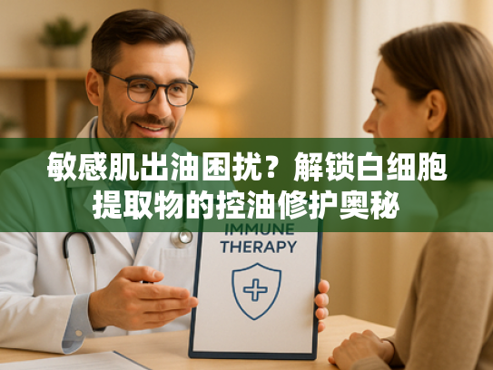 敏感肌出油困扰？解锁白细胞提取物的控油修护奥秘