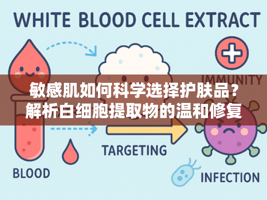 敏感肌如何科学选择护肤品？解析白细胞提取物的温和修复力量