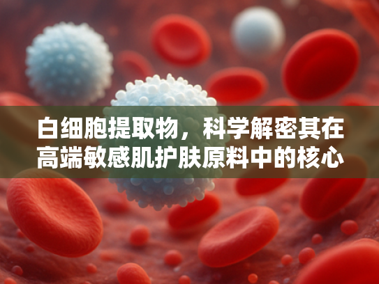 白细胞提取物，科学解密其在高端敏感肌护肤原料中的核心价值