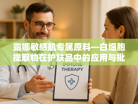 露娜敏感肌专属原料—白细胞提取物在护肤品中的应用与批发优势