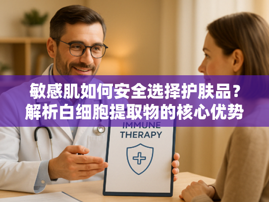 敏感肌如何安全选择护肤品？解析白细胞提取物的核心优势