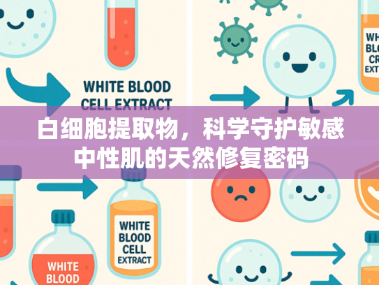 白细胞提取物，科学守护敏感中性肌的天然修复密码