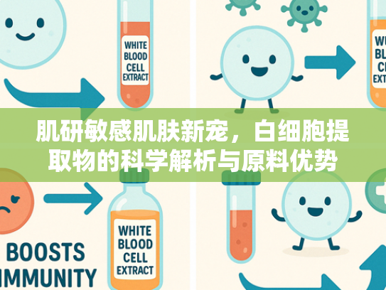 肌研敏感肌肤新宠，白细胞提取物的科学解析与原料优势