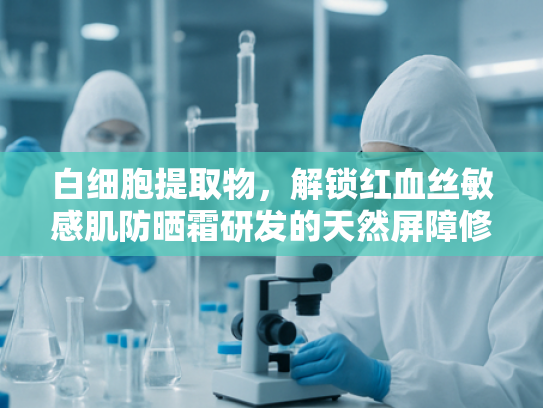 白细胞提取物，解锁红血丝敏感肌防晒霜研发的天然屏障修复密码