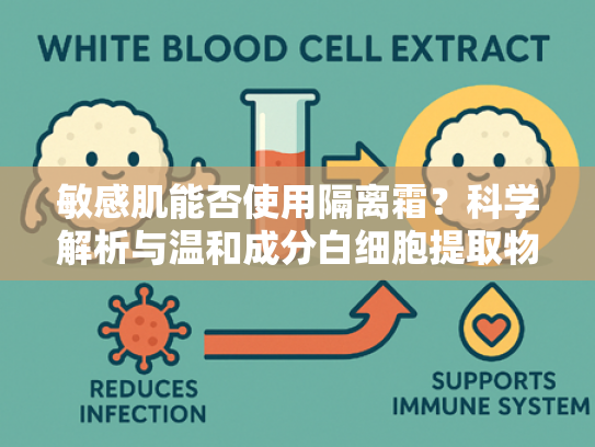 敏感肌能否使用隔离霜？科学解析与温和成分白细胞提取物的防护优势