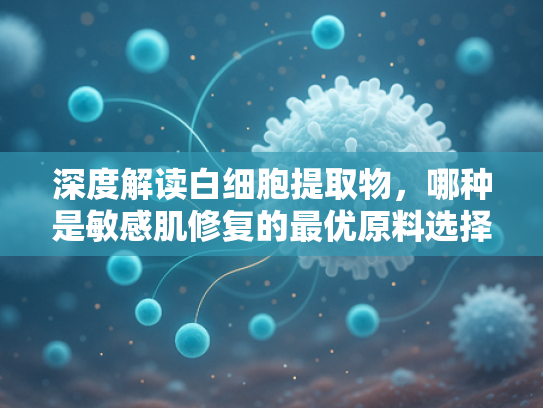 深度解读白细胞提取物，哪种是敏感肌修复的最优原料选择