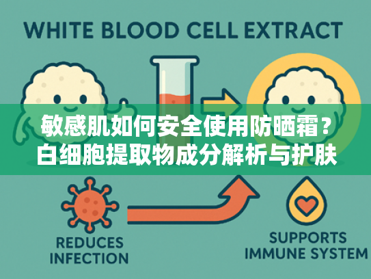 敏感肌如何安全使用防晒霜？白细胞提取物成分解析与护肤指南