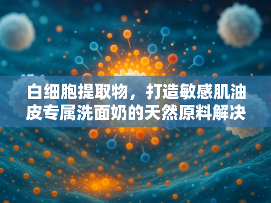 白细胞提取物，打造敏感肌油皮专属洗面奶的天然原料解决方案