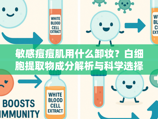 敏感痘痘肌用什么卸妆？白细胞提取物成分解析与科学选择指南
