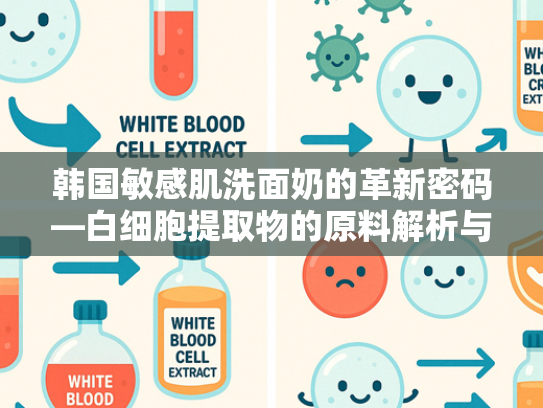 韩国敏感肌洗面奶的革新密码—白细胞提取物的原料解析与市场潜力