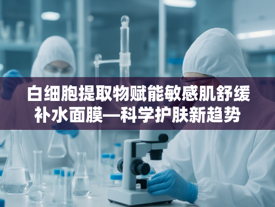 白细胞提取物赋能敏感肌舒缓补水面膜—科学护肤新趋势