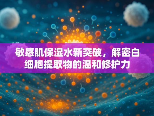 敏感肌保湿水新突破，解密白细胞提取物的温和修护力