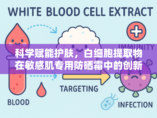 科学赋能护肤，白细胞提取物在敏感肌专用防晒霜中的创新应用