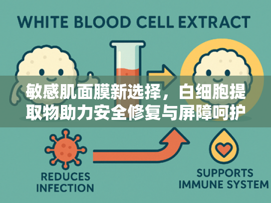 敏感肌面膜新选择，白细胞提取物助力安全修复与屏障呵护